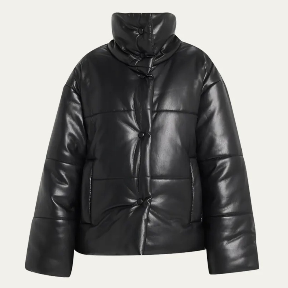 Gentle Herd Women's Black Puffer Jacket